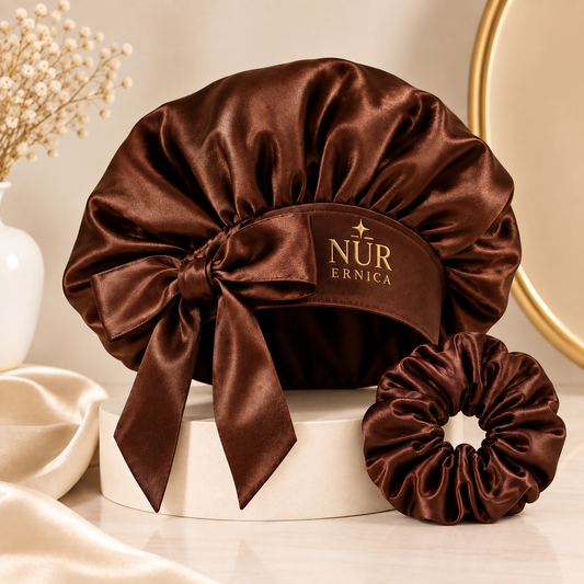 NÜR ERNICA Signature Satin Bonnet Set